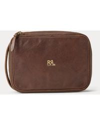 RRL - Leren Reistasje - Lyst