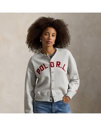Polo Ralph Lauren - Logo Fleece Cardigan - Lyst