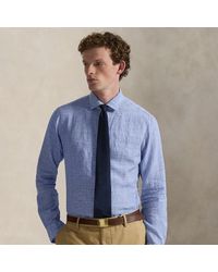 Polo Ralph Lauren - Classic Fit Plaid Linen Shirt - Lyst
