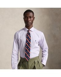 Polo Ralph Lauren - Custom Fit Striped Poplin Shirt - Lyst