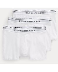 Polo Ralph Lauren - Stretch Cotton Boxer Shorts 3-pack - Lyst