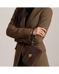 Ralph Lauren - Nappa Turn-Lock Wristlet Crossbody - Lyst