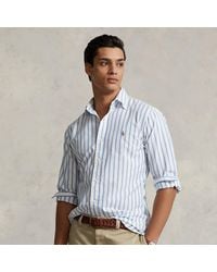 Polo Ralph Lauren - Camisa Oxford de rayas Custom Fit - Lyst