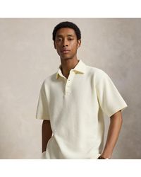 Ralph Lauren - Standard Fit Textured Piqué Polo Shirt - Lyst