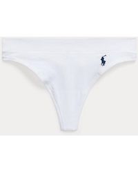 Polo Ralph Lauren - String-Tanga Aus Baumwollstretch - Lyst