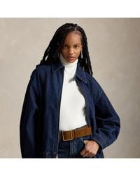 Polo Ralph Lauren - Denim Bubble Zip Jacket - Lyst