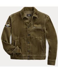 RRL - Embroidered Corduroy Jacket - Lyst