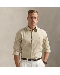 Polo Ralph Lauren - Custom Fit Striped Stretch Poplin Shirt - Lyst