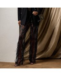 Ralph Lauren Collection - Pantaloni Bradlee in tulle decorato - Lyst