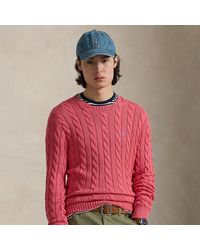 Polo Ralph Lauren - Cable-Knit Cotton Sweater - Lyst