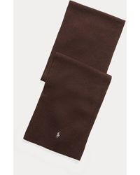 Polo Ralph Lauren - Sciarpa in lana con pony - Lyst
