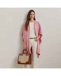 Ralph Lauren - Mantella in jacquard a cinture - Lyst