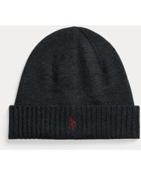 Polo Ralph Lauren - Signature Pony Wool Beanie - Lyst