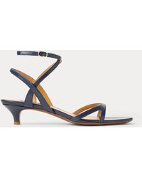 Ralph Lauren - Clarke 35 Mm Calfskin Sandal - Lyst