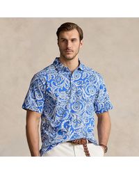 Polo Ralph Lauren - Ralph Lauren Paisley Lisle Polo Shirt - Lyst