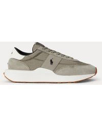 Polo Ralph Lauren - Train 89 Suede-Panelled Trainer - Lyst