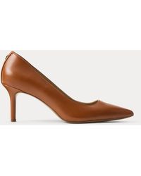 Ralph Lauren - Lanette Leather Pump - Lyst