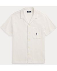 Ralph Lauren - Knit Seersucker Pajama Shirt - Lyst
