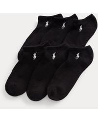 Polo Ralph Lauren - Low-Cut Ankle Sock 6-Pack - Lyst