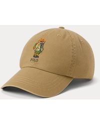 Ralph Lauren Justin Thomas Polo Bear Cap in White for Men | Lyst