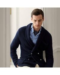 Ralph Lauren - Cashmere Blazer Cardigan - Lyst