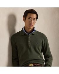 Polo Ralph Lauren - Relaxed Fit Cable Cotton Polo Jumper - Lyst