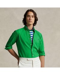 Polo Ralph Lauren - Camicia Oxford tinta in capo Slim-Fit - Lyst