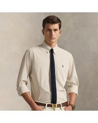 Polo Ralph Lauren - Custom Fit Striped Stretch Poplin Shirt - Lyst