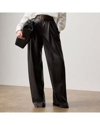 Ralph Lauren - Kelsie Lambskin Trouser - Lyst