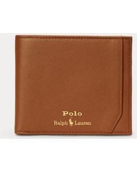 Polo Ralph Lauren - Smooth Leather Billfold Wallet - Lyst