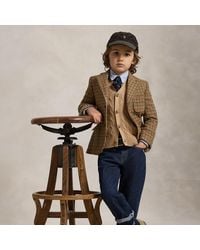 Polo Ralph Lauren - Ralph Lauren Boy's Plaid Wool Tweed Sport Coat - Lyst