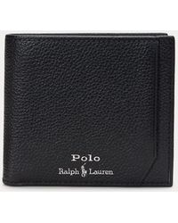 Polo Ralph Lauren - Pebbled Leather Billfold Coin Wallet - Lyst
