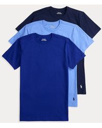 Ralph Lauren - Slim Fit Wicking Crew 3-Pack - Lyst