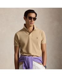 Polo Ralph Lauren - The Iconic Custom Slim Fit Mesh Polo - Lyst