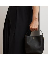 Ralph Lauren - Crosshatch Small Reese Bucket Bag - Lyst