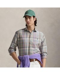 Ralph Lauren - Classic Fit Plaid Oxford Shirt - Lyst