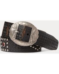 RRL - Studded Leather Belt - Lyst