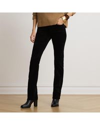 Ralph Lauren - Mid-Rise Corduroy Slim Straight Trousers - Lyst