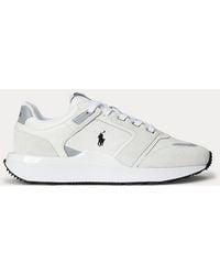 Ralph Lauren - Train 89 V2 Suede-Paneled Sneaker - Lyst