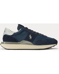 Ralph Lauren - Train 89 Suede And Oxford Trainer - Lyst