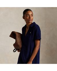【POLO RALPH LAUREN】コットンテリー ポロ ドレス カバーアップ 体型カバー【Ralph Lauren】コットンテリー ポロカバーアップ