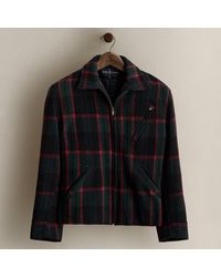 Ralph Lauren - C. 1990 Plaid Wool-Blend Coat - Lyst