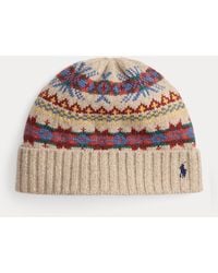 Polo Ralph Lauren - Mütze Mit Fair-Isle-Muster - Lyst