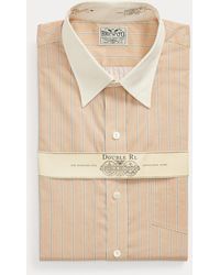 RRL - Slim Fit Geweven Overhemd Met Strepen - Lyst