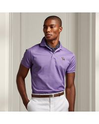 Ralph Lauren Purple Label - Ralph Lauren Custom Slim Fit Piqué Polo Shirt - Lyst