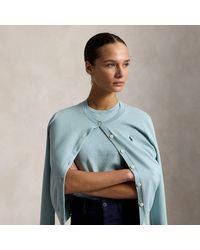 Polo Ralph Lauren - Stretch Cotton-Blend Crewneck Cardigan - Lyst
