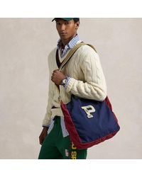 Polo Ralph Lauren - Colour-blocked Canvas Shopper Tote - Lyst