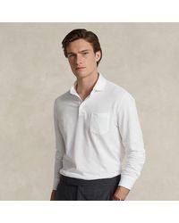 Polo Ralph Lauren - Cotton-linen Mesh Polo Shirt - Lyst