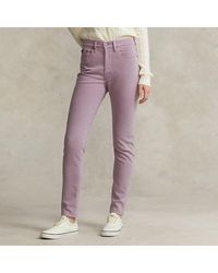 Ralph Lauren Callen High-rise Slim Jean - Purple