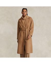 Ralph Lauren - Wool-blend Wrap Coat - Lyst